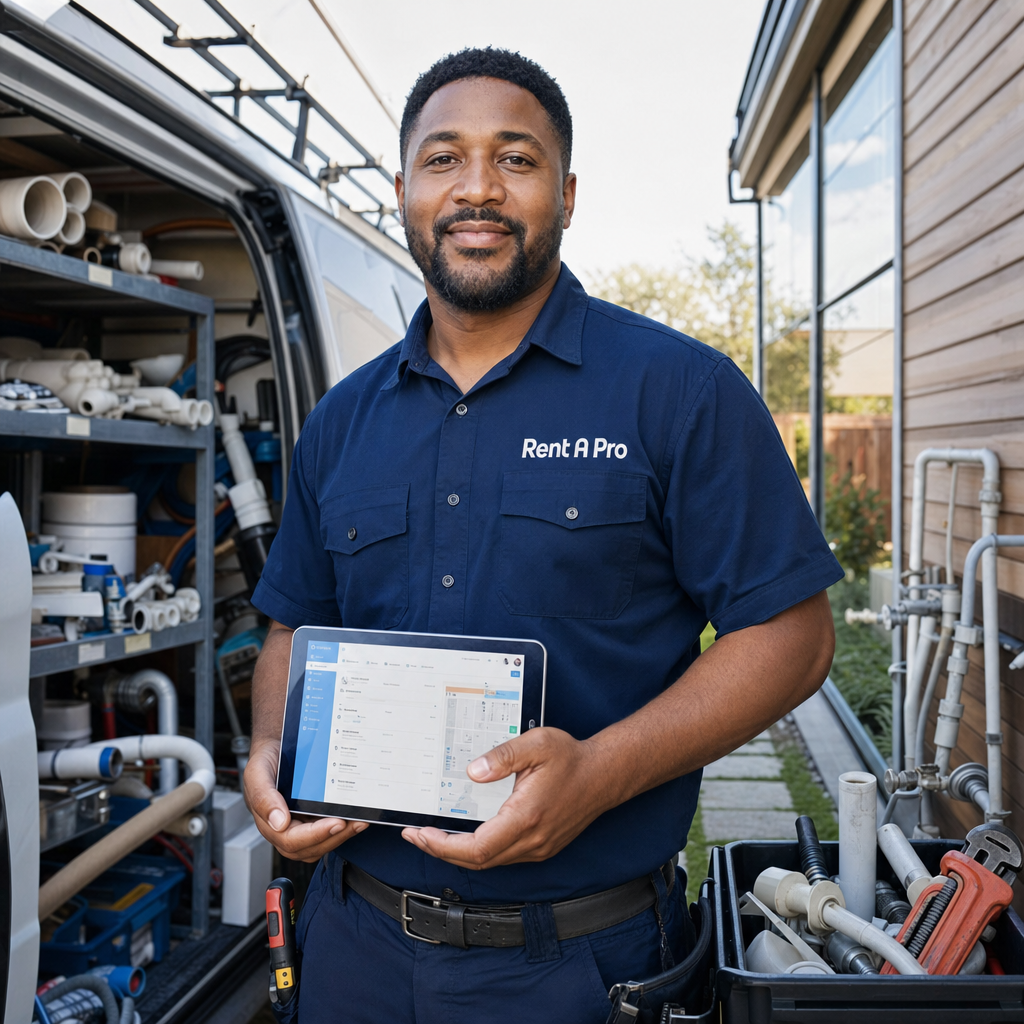 Rent A Pro job management software for plumbers in South Africa