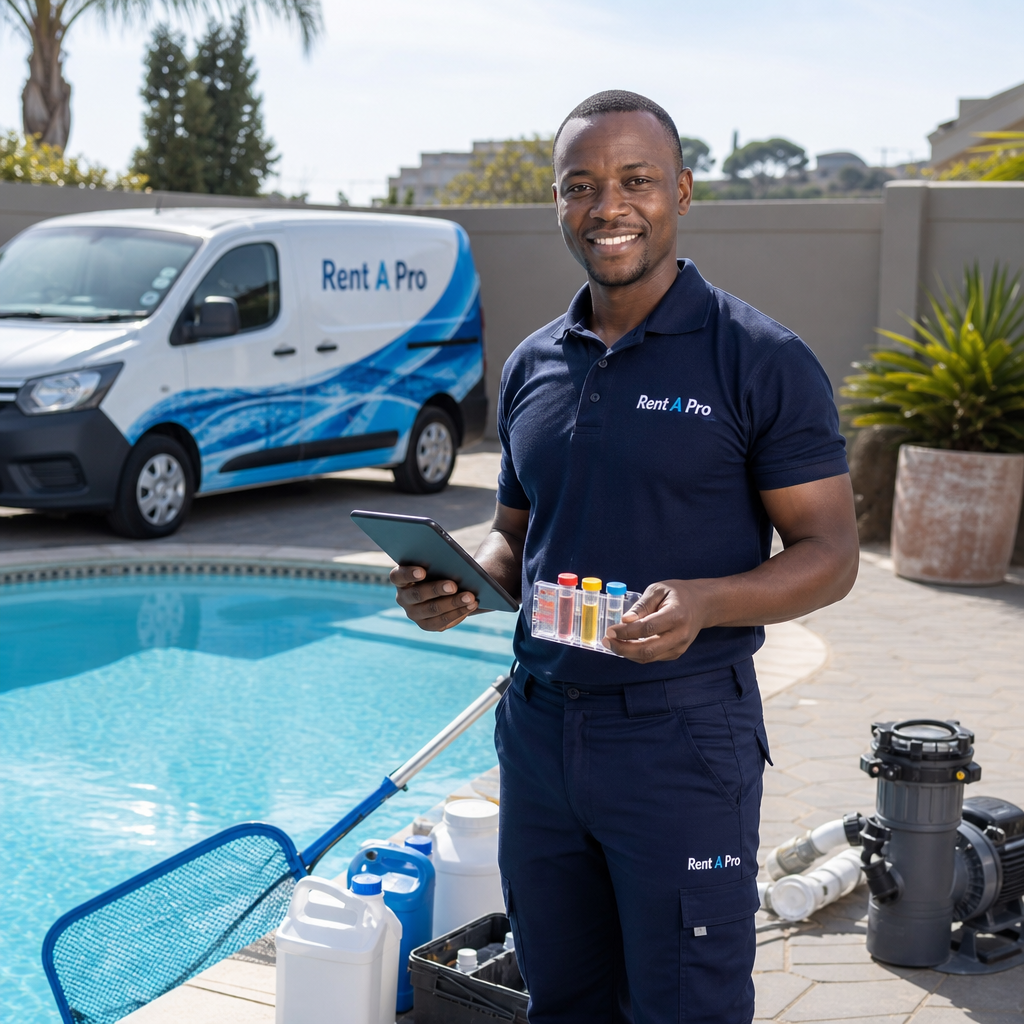 Rent A Pro job management software for pool maintenance companies in South Africa
