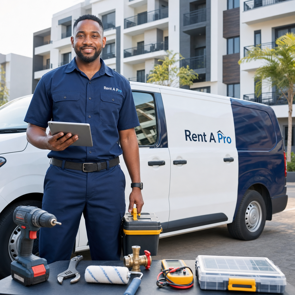 Rent A Pro job management software for property maintenance companies in South Africa